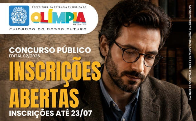 Prefeitura de Olímpia abre concurso público para os cargos de Historiador e Museólogo