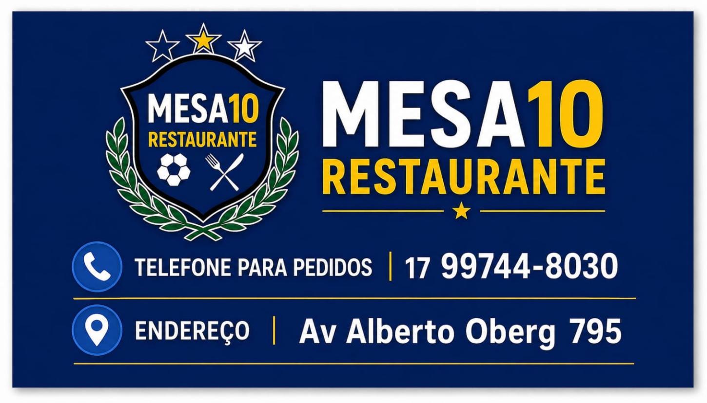 Sabor, qualidade e aquele almoço caprichado esperam por você no Mesa 10 Restaurante! 💙✨