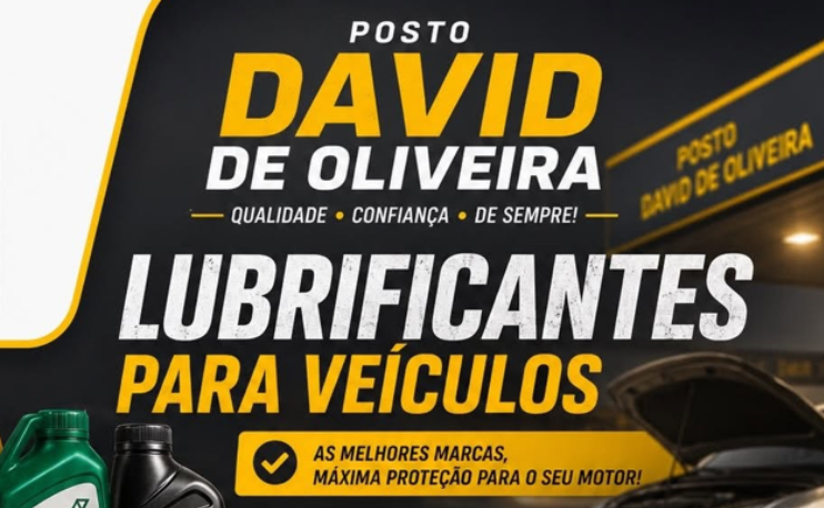 Troca de óleo com qualidade e confiança é no Auto Posto David de Oliveira! 🚗🔧