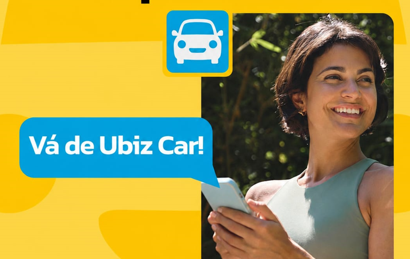 Atenção, Olímpia! Chamou... chegou! É a Ubiz Car!
