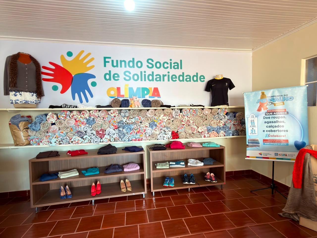 Campanha do Agasalho entra no último mês com arrecadação recorde