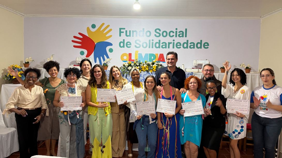 Costura, criatividade e novos caminhos marcam formatura do curso Ponto de Ouro em Olímpia