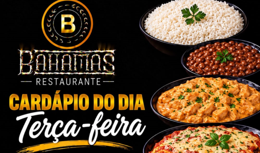 Confira o Cardápio do dia do Restaurante Bahamas