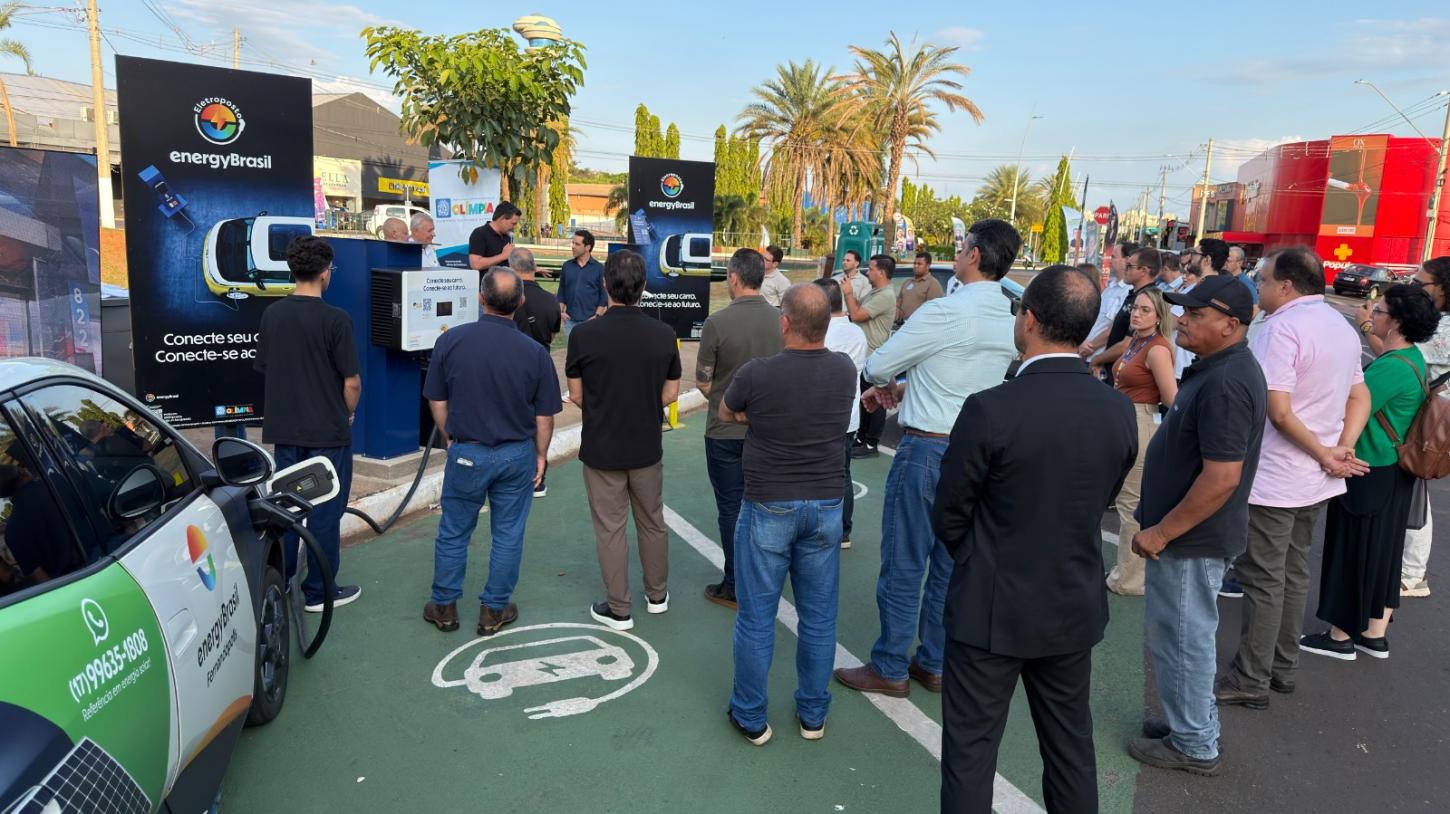 Olímpia amplia infraestrutura de mobilidade elétrica com novos eletropostos públicos