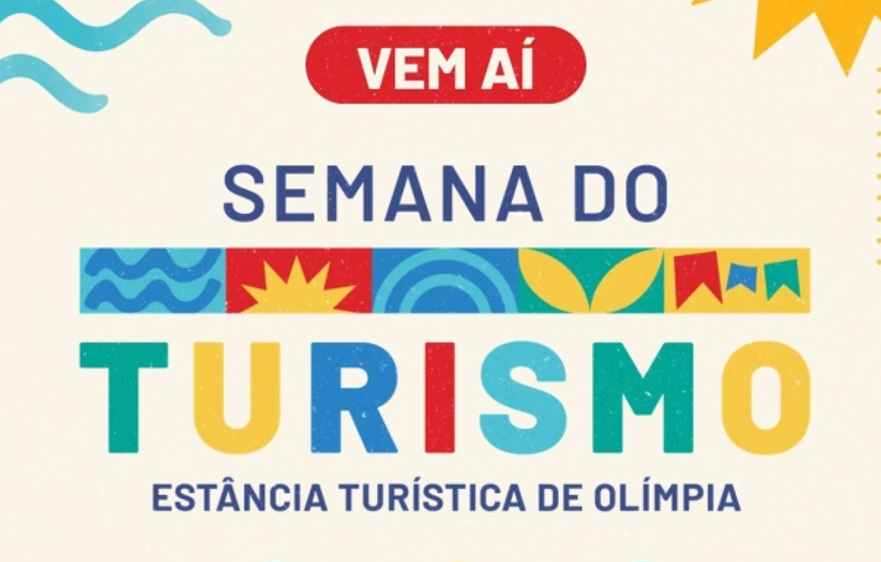 Olímpia recebe a 1ª Semana do Turismo entre os dias 21 e 24 de setembro