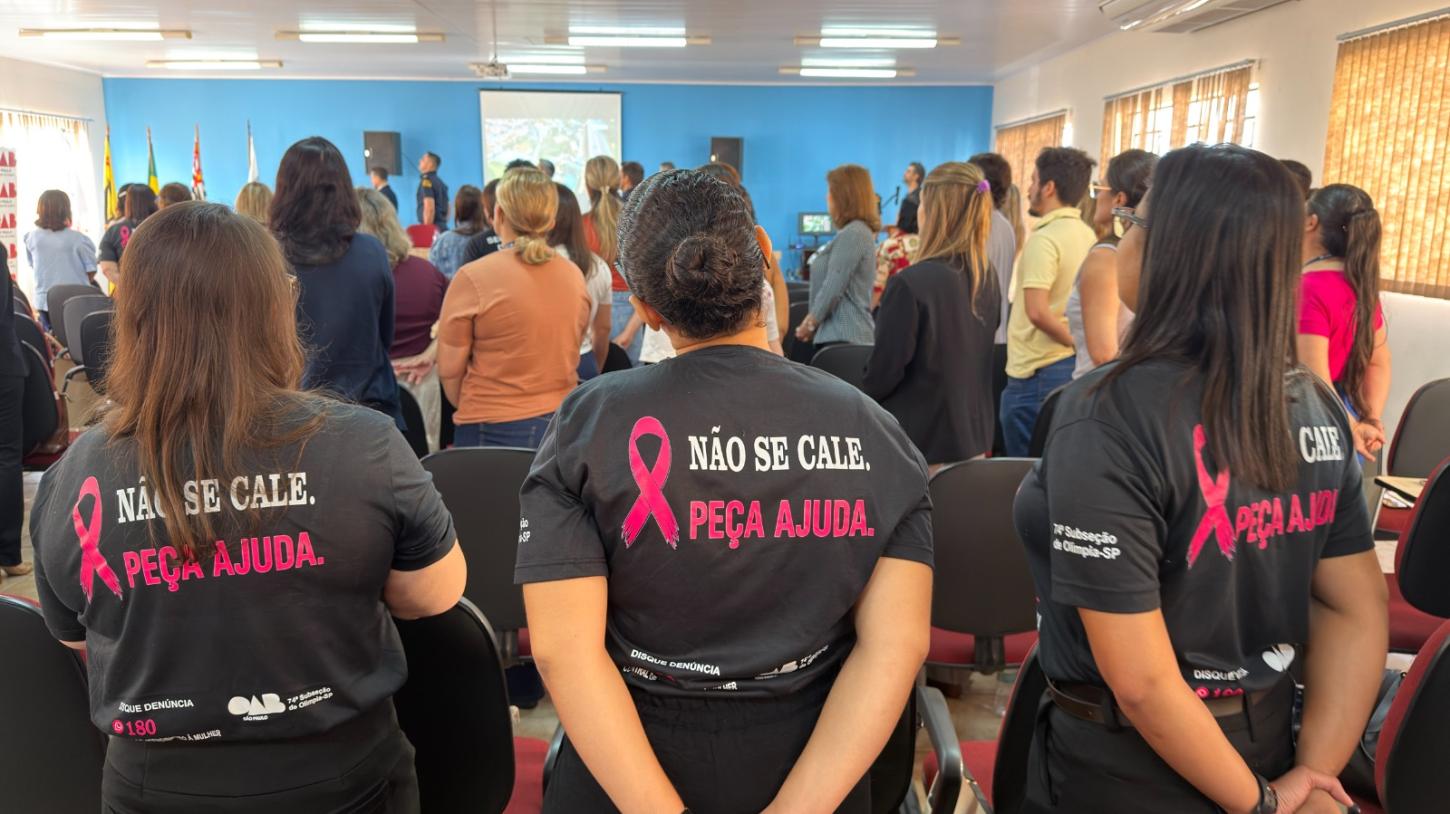 Olímpia reúne 120 profissionais do noroeste paulista no I Fórum de Capacitação em Violência Doméstica