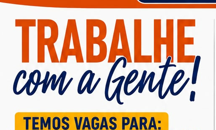 OPORTUNIDADE DE EMPREGO!