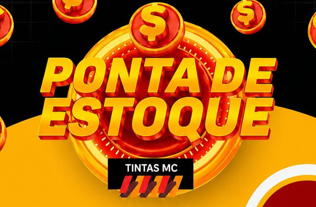 PONTA DE ESTOQUE TINTAS MC!