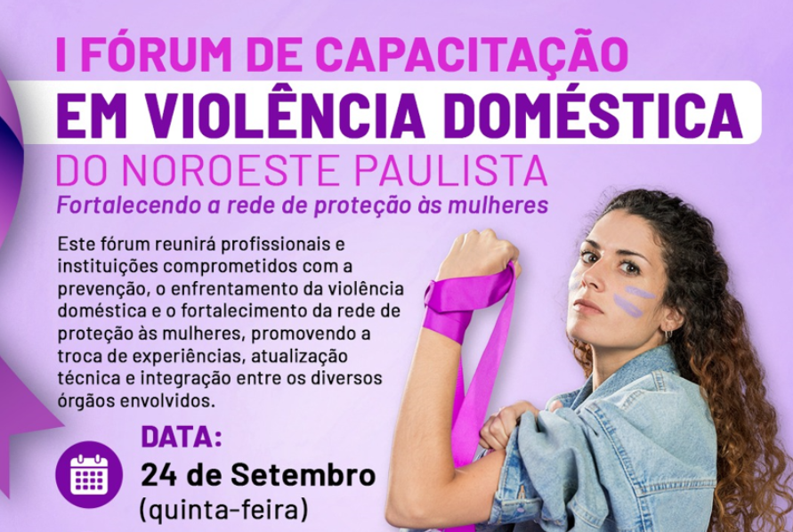 Prefeitura de Olímpia promove o 1° Fórum de Capacitação sobre Violência Doméstica nesta quinta (24)