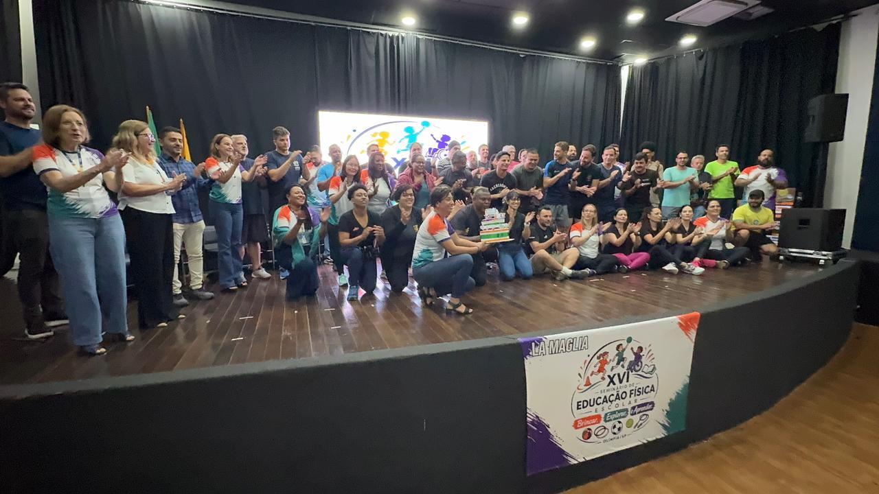 XVI Seminário de Educação Física Escolar fortalece formação dos professores e novas práticas pedagógicas em Olímpia