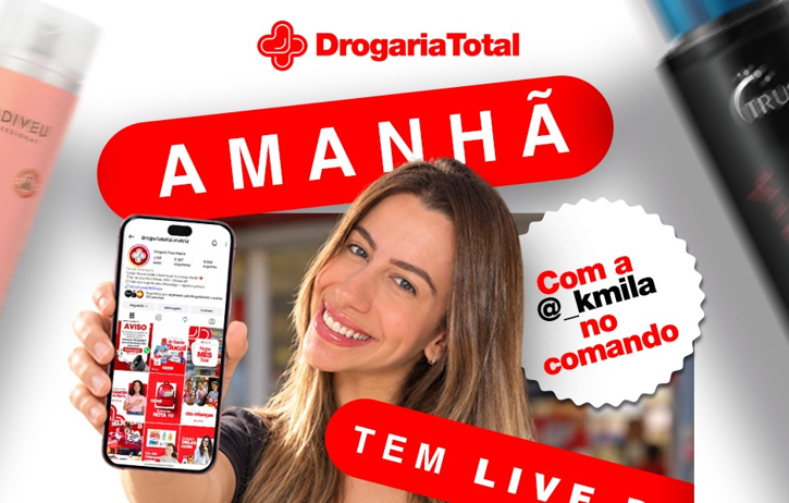 AMANHÃ TEM LIVE DO PREÇO BAIXO NA DROGARIA TOTAL!