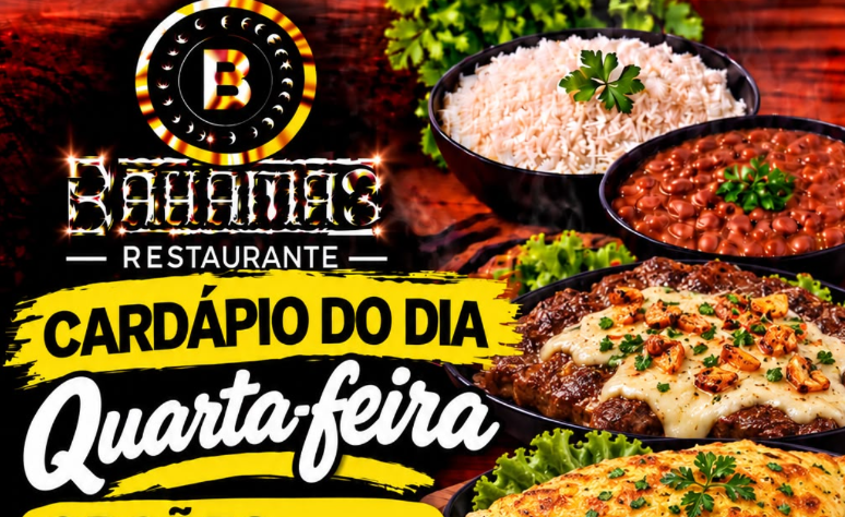 Confira o Cardápio do dia do Restaurante Bahamas