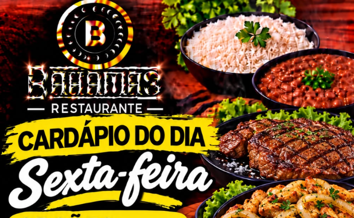 Confira o Cardápio do dia do Restaurante Bahamas