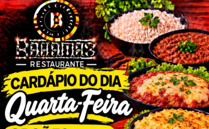 Confira o Cardápio do dia do Restaurante Bahamas