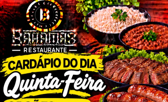 Confira o Cardápio do dia do Restaurante Bahamas