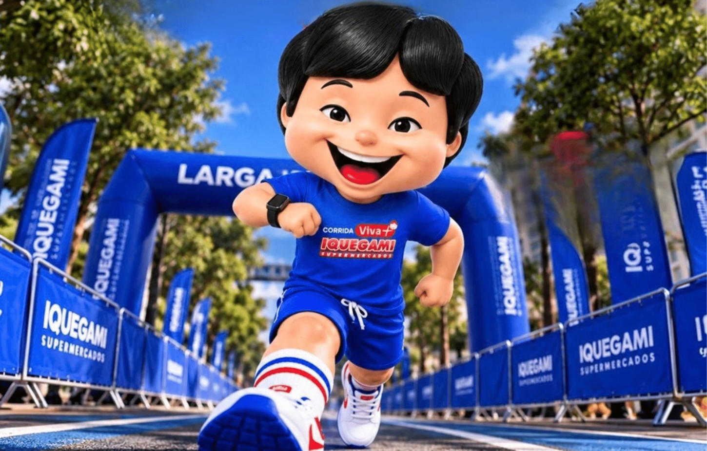 Corrida Viva + Iquegami reúne a comunidade de Olímpia em dia de esporte, saúde e celebração