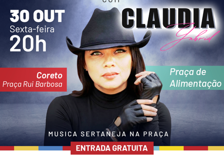 Olímpia promove Tributo a Simone Mendes na Praça Rui Barbosa nesta sexta (30)