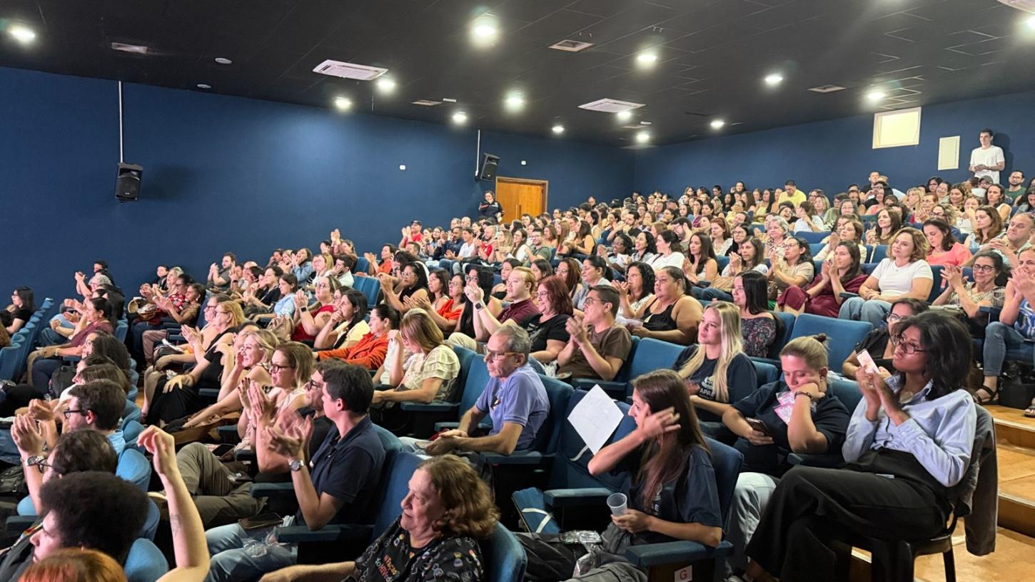 VI Workshop da Saúde reúne 400 profissionais da rede municipal de Olímpia em momento de integração, cuidado e valorização do servidor