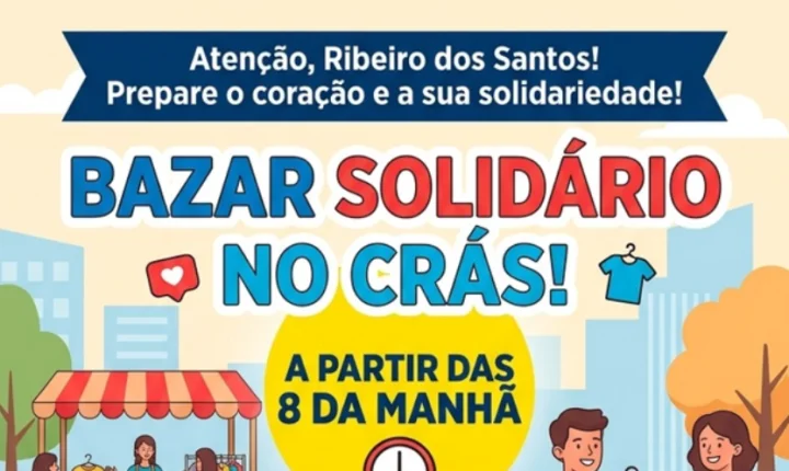 'R$ 1 que vale um sorriso': Ribeiro dos Santos se une em corrente de solidariedade neste domingo
