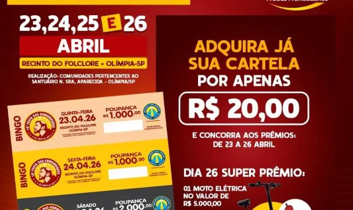 10ª Festa Das Comunidades Promete Reunir Famílias Em Celebração De Fé E Tradição