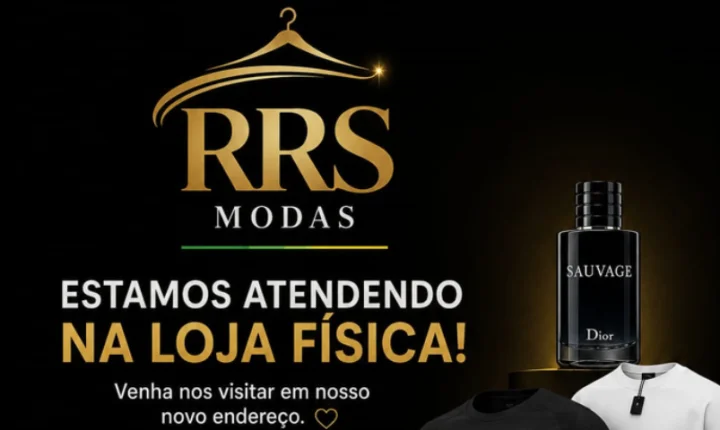 A espera acabou! A RRS Modas agora está de portas abertas para receber você em nossa loja física! 🖤💛