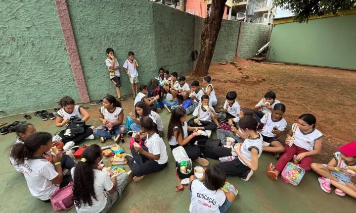 Alunos da rede municipal de Olímpia participam de visita educativa ao Rancho do Peãozinho