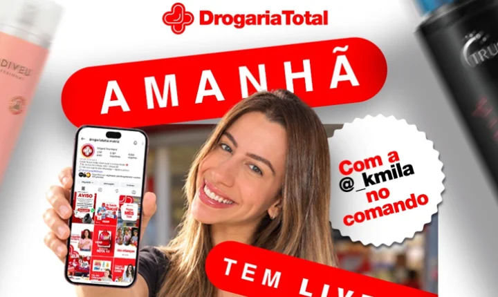 AMANHÃ TEM LIVE DO PREÇO BAIXO NA DROGARIA TOTAL!