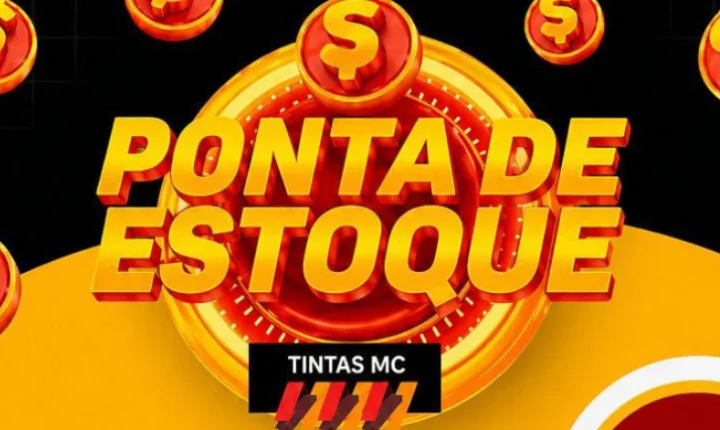 AMANHÃ TEM PONTA DE ESTOQUE NA TINTAS MC! 