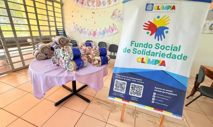 Campanha do Agasalho entra na reta final e o Fundo Social de Olímpia recebe doações até segunda (31)