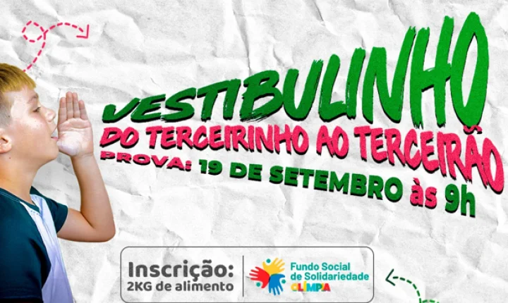 Colégio Liceu Olímpia abre inscrições para Vestibulinho 2027 com bolsas de até 100%