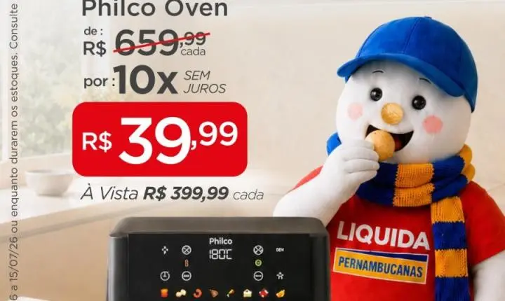 COMEÇOU O LIQUIDA PERNAMBUCANAS!