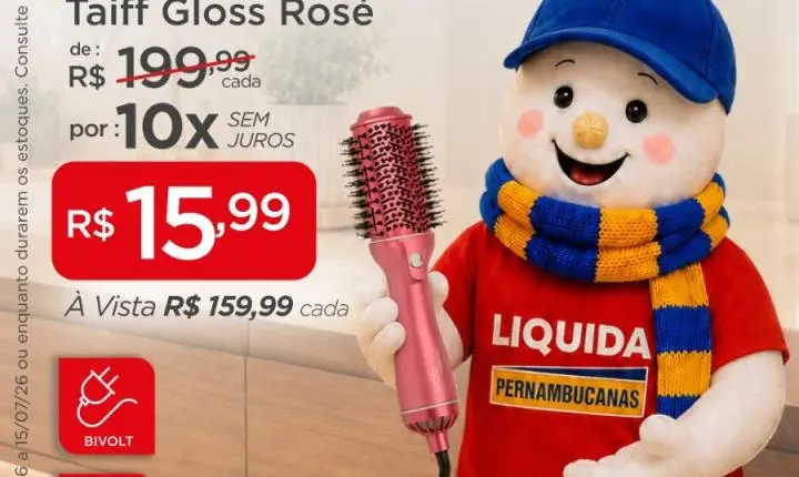 COMEÇOU O LIQUIDA PERNAMBUCANAS!