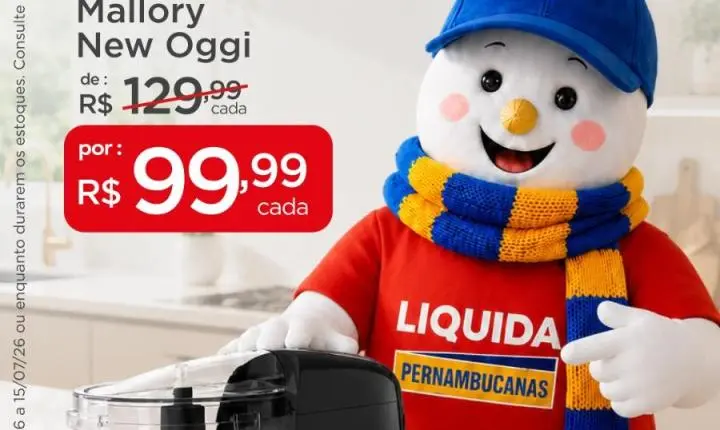 COMEÇOU O LIQUIDA PERNAMBUCANAS!