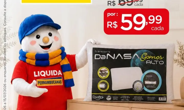 COMEÇOU O LIQUIDA PERNAMBUCANAS!