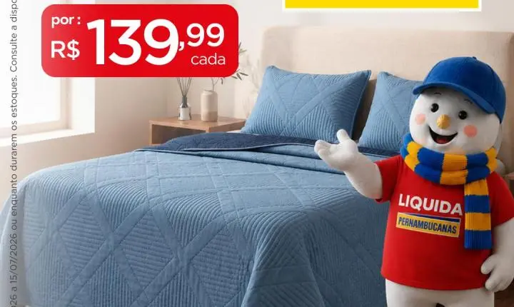 COMEÇOU O LIQUIDA PERNAMBUCANAS!