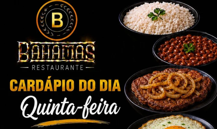 Confira o Cardápio do dia do Restaurante Bahamas