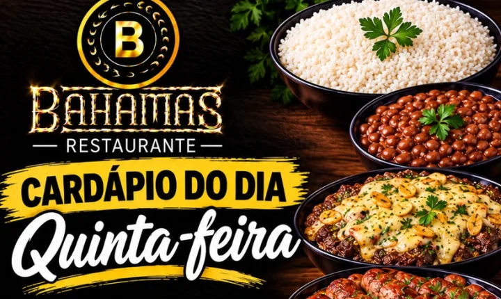 Confira o Cardápio do dia do Restaurante Bahamas