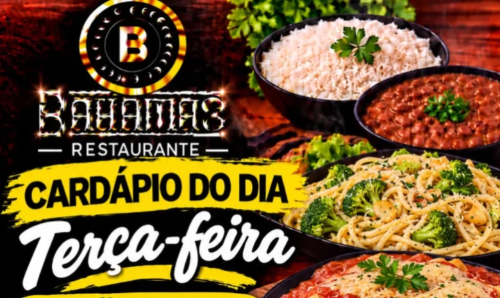 Confira o Cardápio do dia do Restaurante Bahamas