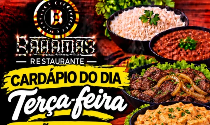 Confira o Cardápio do dia do Restaurante Bahamas