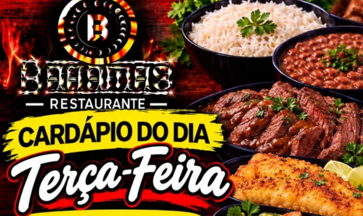 Confira o Cardápio do dia do Restaurante Bahamas
