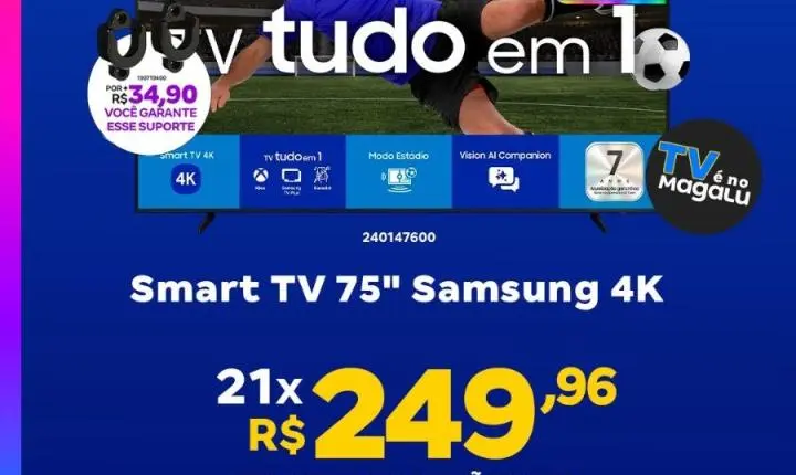 FECHA MÊS DO Magazine Luiza TRAZ OFERTAS IMPERDÍVEIS EM ELETRO E ELETRÔNICOS