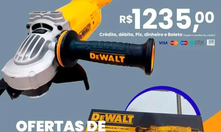 FECHAMENTO DE MÊS COM OFERTAS DEWALT! 💛🛠️
