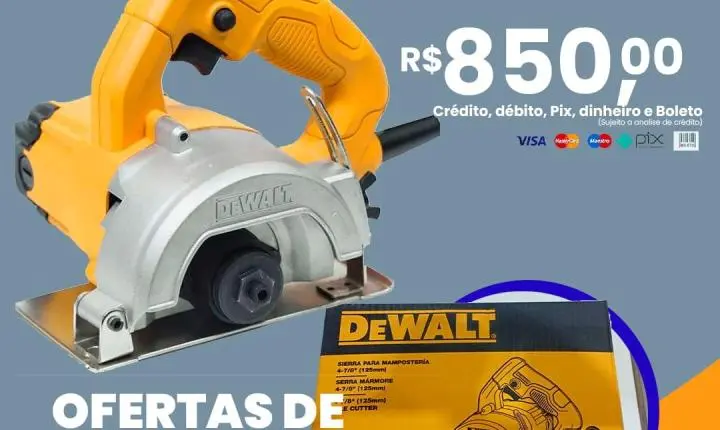FECHAMENTO DE MÊS COM OFERTAS DEWALT! 💛🛠️