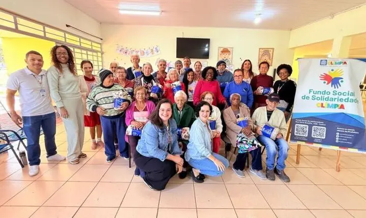 Fundo Social entrega 24 cobertores a idosos do Centro Dia e reforça a campanha do agasalho em Olímpia