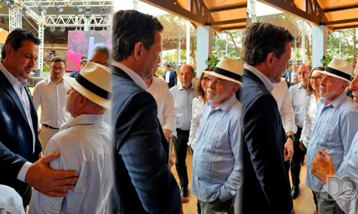 Geninho com Lula: sinal verde para a licitação do Aeroporto de Olímpia