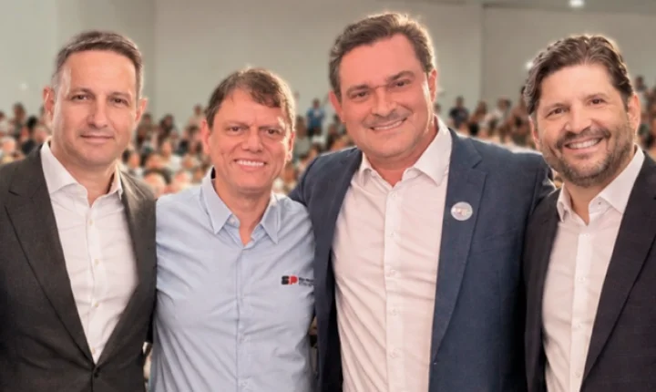Geninho recebe Tarcísio de Freitas em Olímpia neste sábado
