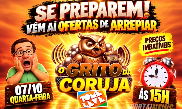 Grito da Coruja no Tome Leve começa hoje às 15h com ofertas especiais