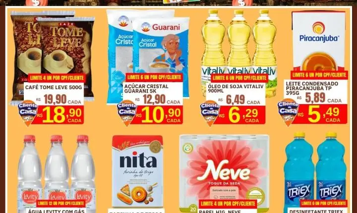 HOJE TEM “TÔ ESMAGA PREÇOS” NO TOME LEVE!