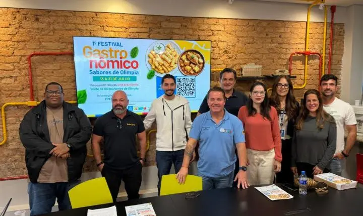 Lançamento do Festival Gastronômico “Sabores de Olímpia” apresenta restaurantes participantes da 1ª edição