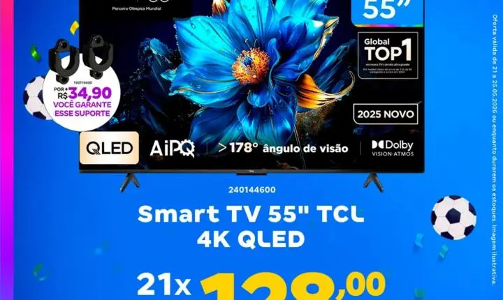 Magazine Luiza divulga ofertas especiais para domingo e segunda com TVs, celulares e eletrodomésticos